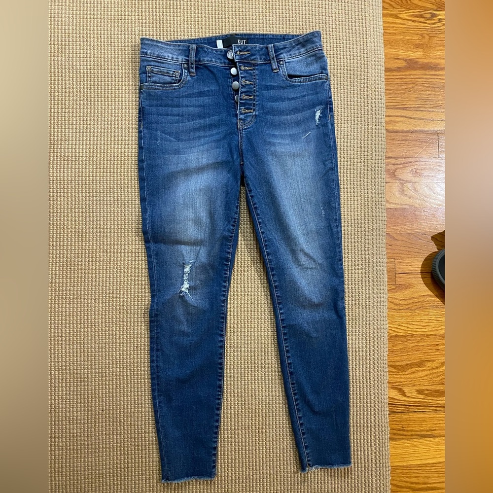 KUT Jean Connie ankle skinny jeans size 6